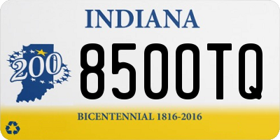 IN license plate 850OTQ