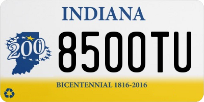 IN license plate 850OTU
