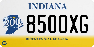 IN license plate 850OXG