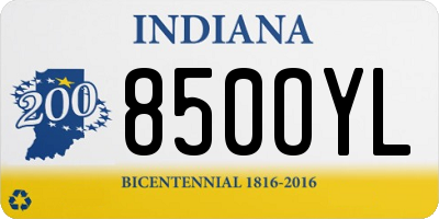 IN license plate 850OYL