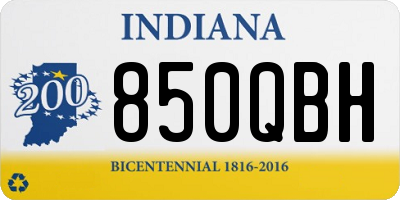 IN license plate 850QBH
