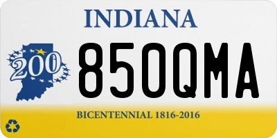 IN license plate 850QMA