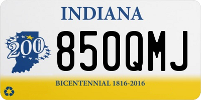 IN license plate 850QMJ