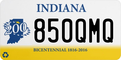 IN license plate 850QMQ