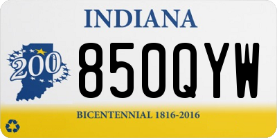 IN license plate 850QYW