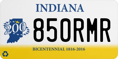 IN license plate 850RMR