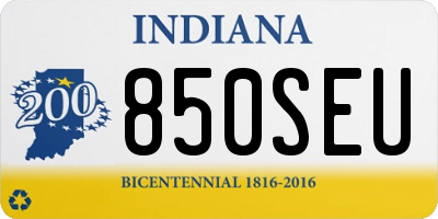 IN license plate 850SEU