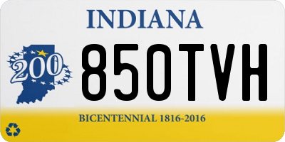 IN license plate 850TVH