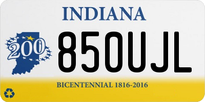 IN license plate 850UJL