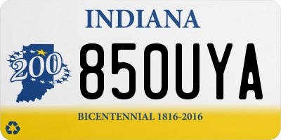 IN license plate 850UYA