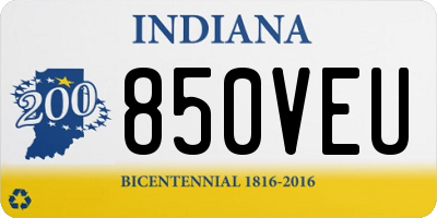 IN license plate 850VEU