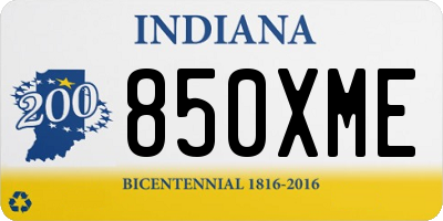 IN license plate 850XME