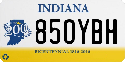 IN license plate 850YBH