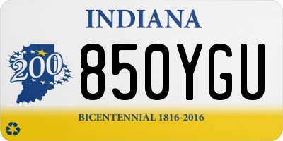 IN license plate 850YGU