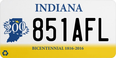 IN license plate 851AFL