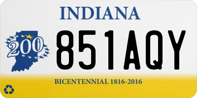 IN license plate 851AQY