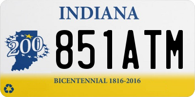 IN license plate 851ATM