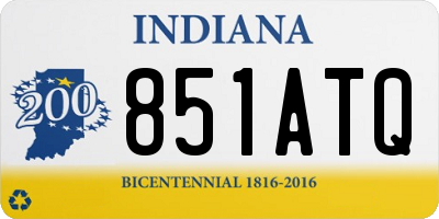 IN license plate 851ATQ