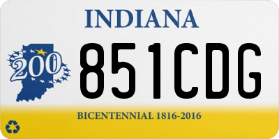 IN license plate 851CDG