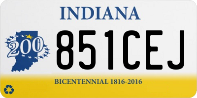 IN license plate 851CEJ