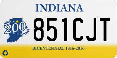 IN license plate 851CJT