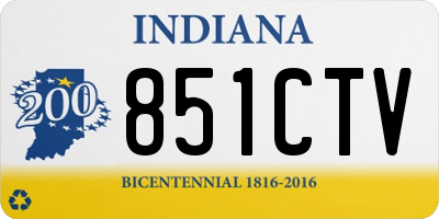 IN license plate 851CTV