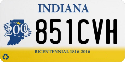 IN license plate 851CVH