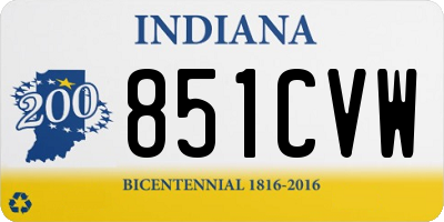 IN license plate 851CVW