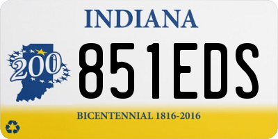 IN license plate 851EDS