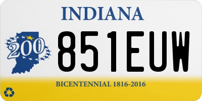 IN license plate 851EUW