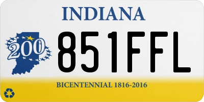 IN license plate 851FFL