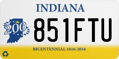 IN license plate 851FTU