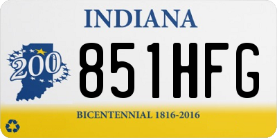IN license plate 851HFG