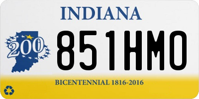IN license plate 851HMO