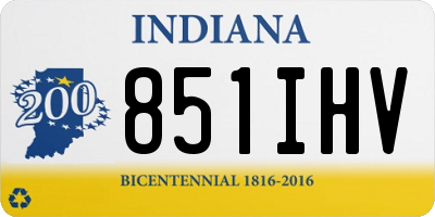 IN license plate 851IHV