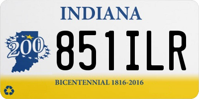 IN license plate 851ILR