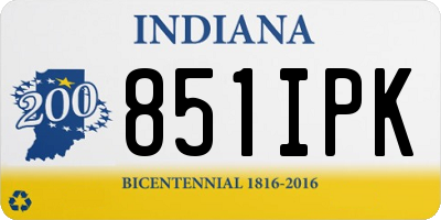 IN license plate 851IPK