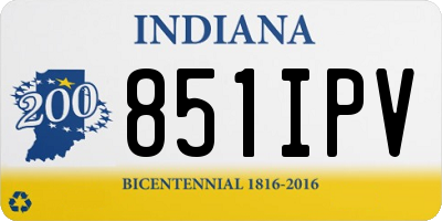 IN license plate 851IPV