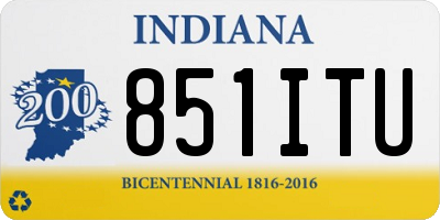 IN license plate 851ITU