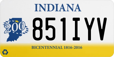 IN license plate 851IYV