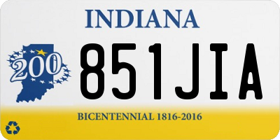 IN license plate 851JIA