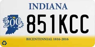 IN license plate 851KCC