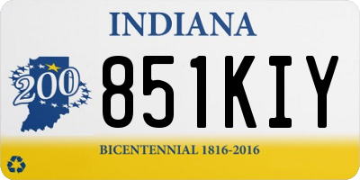 IN license plate 851KIY