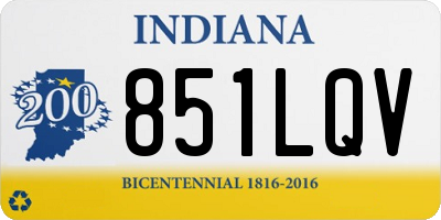IN license plate 851LQV