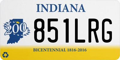 IN license plate 851LRG