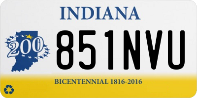 IN license plate 851NVU