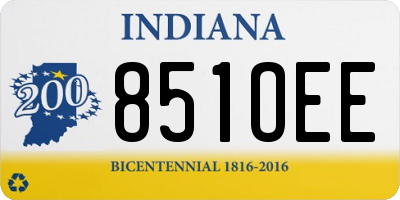 IN license plate 851OEE