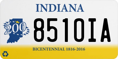 IN license plate 851OIA