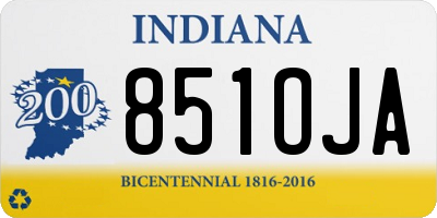 IN license plate 851OJA