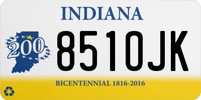 IN license plate 851OJK